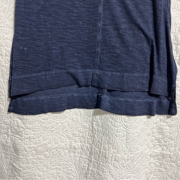 WILLIAM RAST Deanne Blue Distressed Short Flutter Sleeve Top, Size Mediu… - Picture 6 of 12